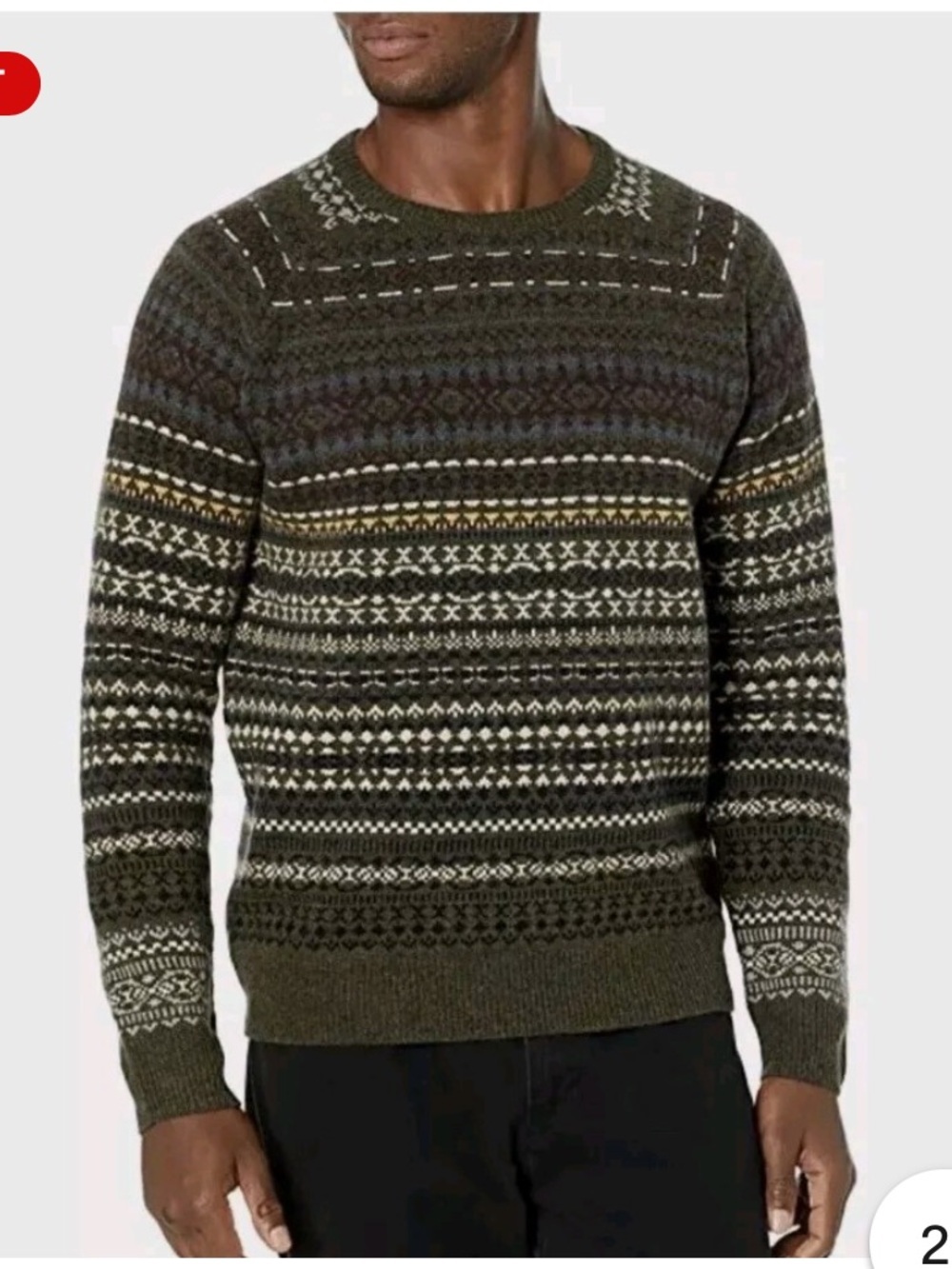 Goodthreads Lambswool Fair Isle Sweater